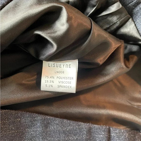 Lisueyne Collection Navy Pinstripe Double Breasted Blazer Women’s 2XL NWT - Picture 6 of 9